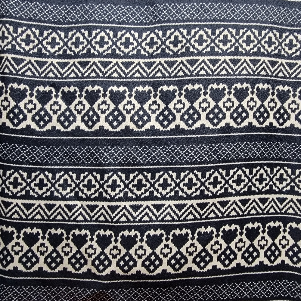 Allen B Pattern Shirt Dress with Smocked Waist - Picture 13 of 15